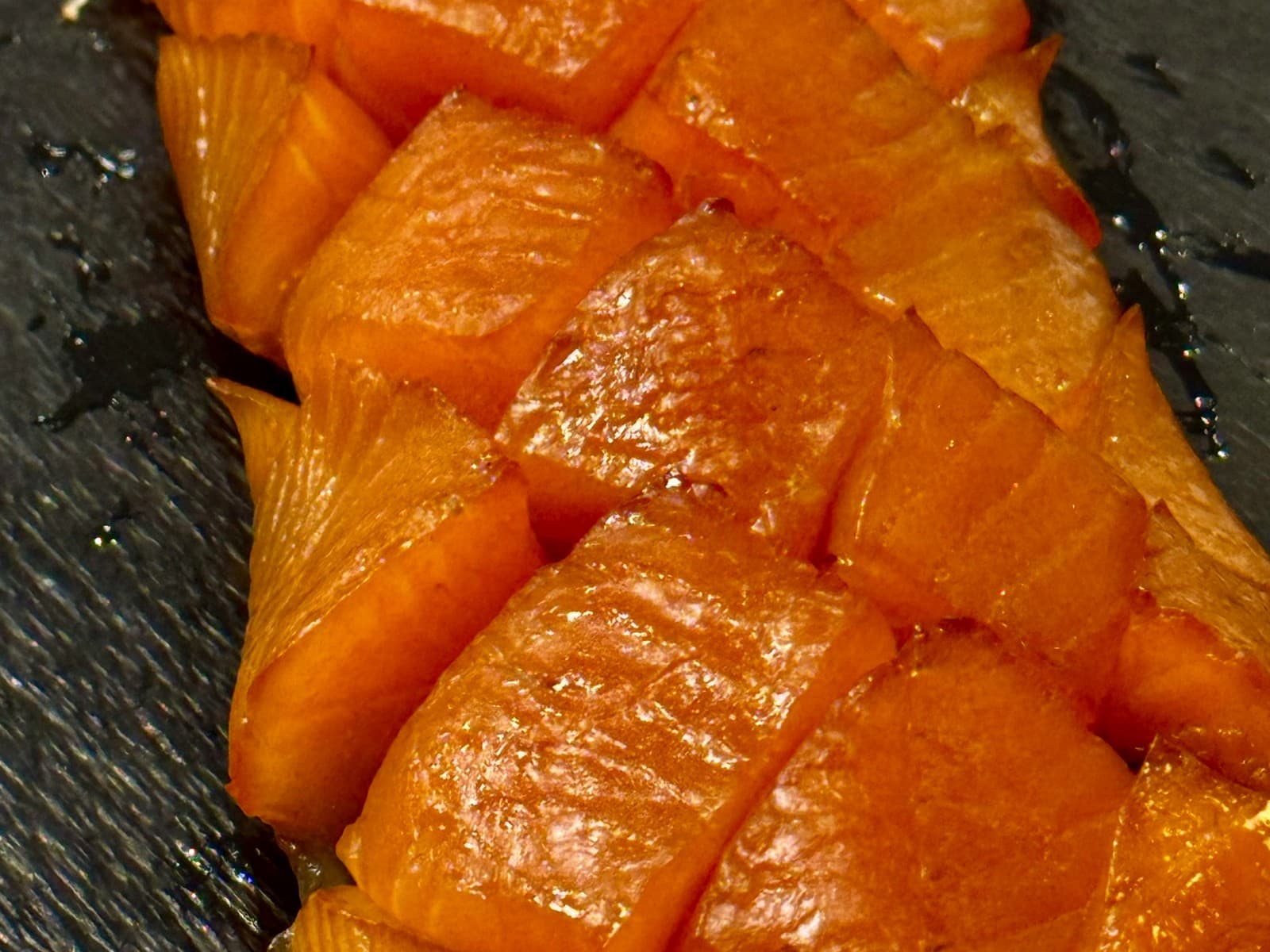 Smoked salmon, yukola cut — AVREN product photo.